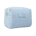 thumbnail image 1 of Elegant Embroidered Velvet Cosmetic Bag, Soft Travel Makeup Storage with Waterproof Polyester Fabric, Portable and Spacious Organizer, 1 of 5