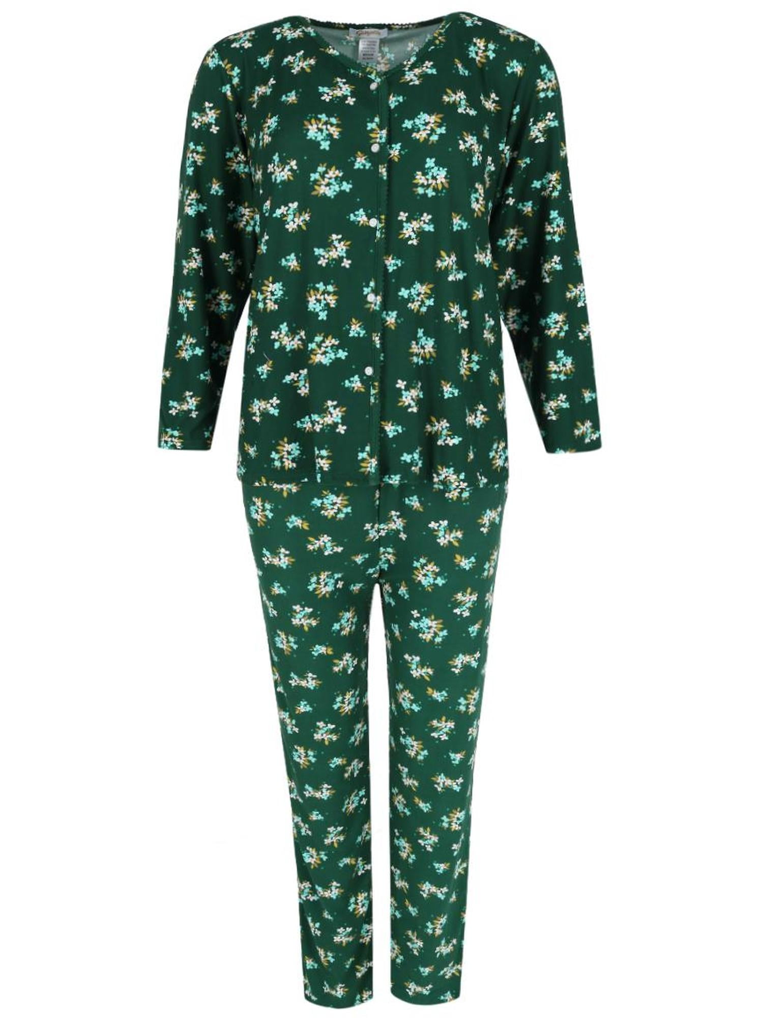 Hazel Women's Elegant Long Sleeve Floral Pajama Set for Cozy Nights
