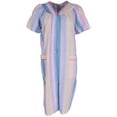 thumbnail image 1 of Elegant Emily  Snap Front Striped Duster Gown (Women's Plus), 1 of 5
