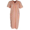 thumbnail image 1 of Elegant Emily  Snap Front Striped Duster Gown (Women), 1 of 5