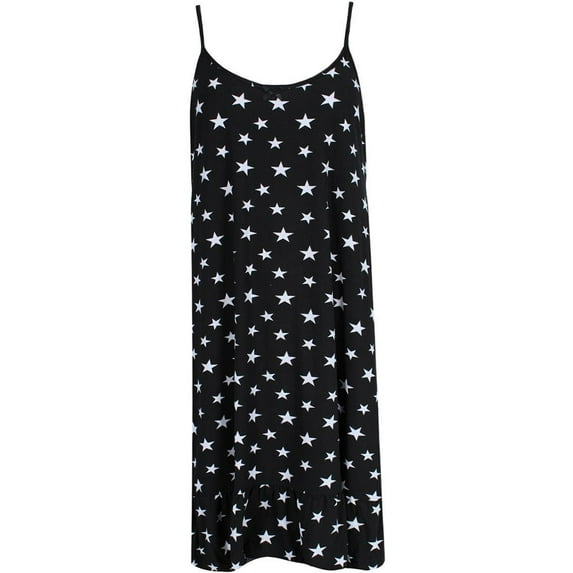 Elegant Emily Star Cami Sleeveless Sleep Gown (Women's Plus)