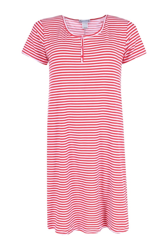 Striped Henley Nightgown (Women)