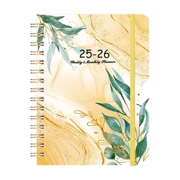 Elegant English Version Spirals Bounds Weekly Planner Paper For Professional