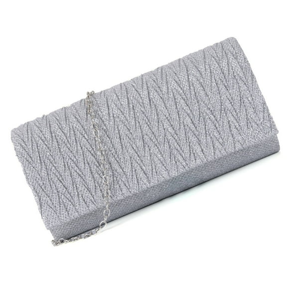 Elegant Envelope Clutch Bag with Detachable Chain Strap for Weddings and Parties