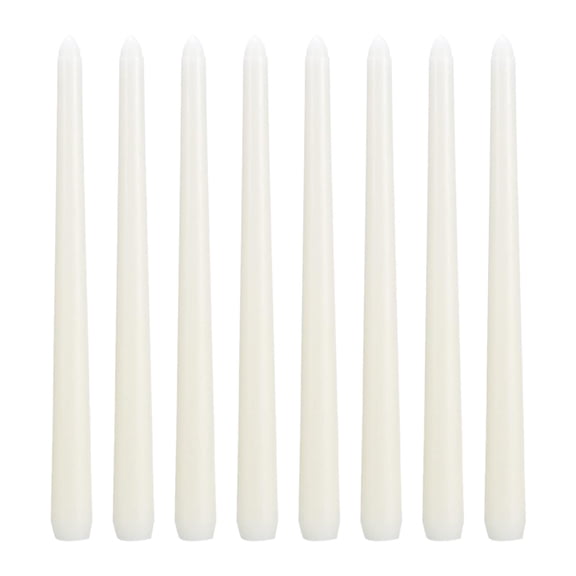Elegant European Style Taper Candle, Exquisite Serrated Edges, Creates Cozy Ambiance for Dinners, Weddings, Events, Ideal Gift for Family and Friends