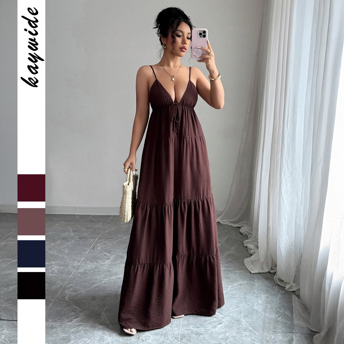 european dress for ladies Elegant and American style high-end long slip women, Spring/Summer 2026 P11809E-26G20C1