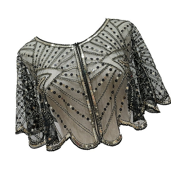 Elegant Evening Shawl Sparkling Shoulder Covers Versatiles Fashion Accessory for Weddings and Special Occasion