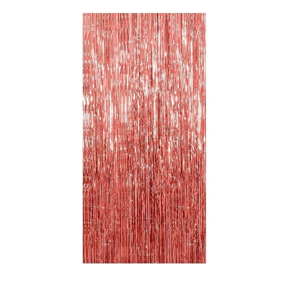Event & Party Rain Curtain Balloon for Weddings Birthdays and -Scene Room Wall Setup with Tassel Ribbon reusable PET glossy metallic finish