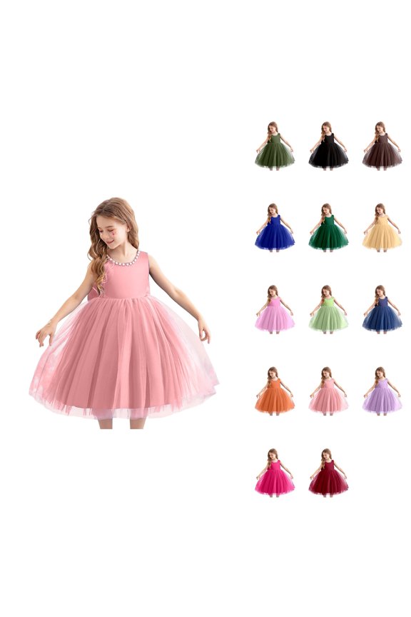 Elegant Everyday Girls Dress, Floral Design, Sleeveless Satin Hi-Lo A-Line for Piano Performances and Formal Events, Sizes 4-16