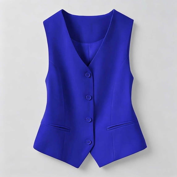 Elegant Everyday Knit Vest Cardigan for Casual and Travel Slim Fit Sleeveless Layering Top Solid Knitwear for Spring and Autumn, XXXL, BU1