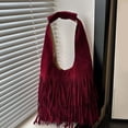 thumbnail image 1 of Elegant Everyday Tote With Tassel For Spacious Shoulder For Work Travel And Daily Use, 1 of 7