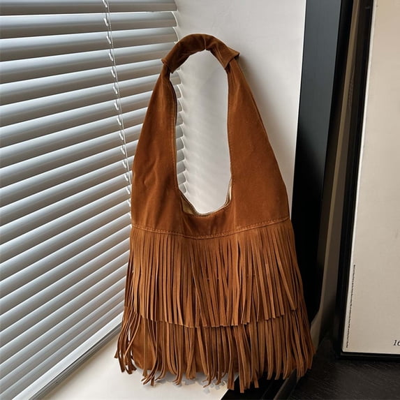 Elegant Everyday Tote With Tassel For Spacious Shoulder For Work Travel And Daily Use