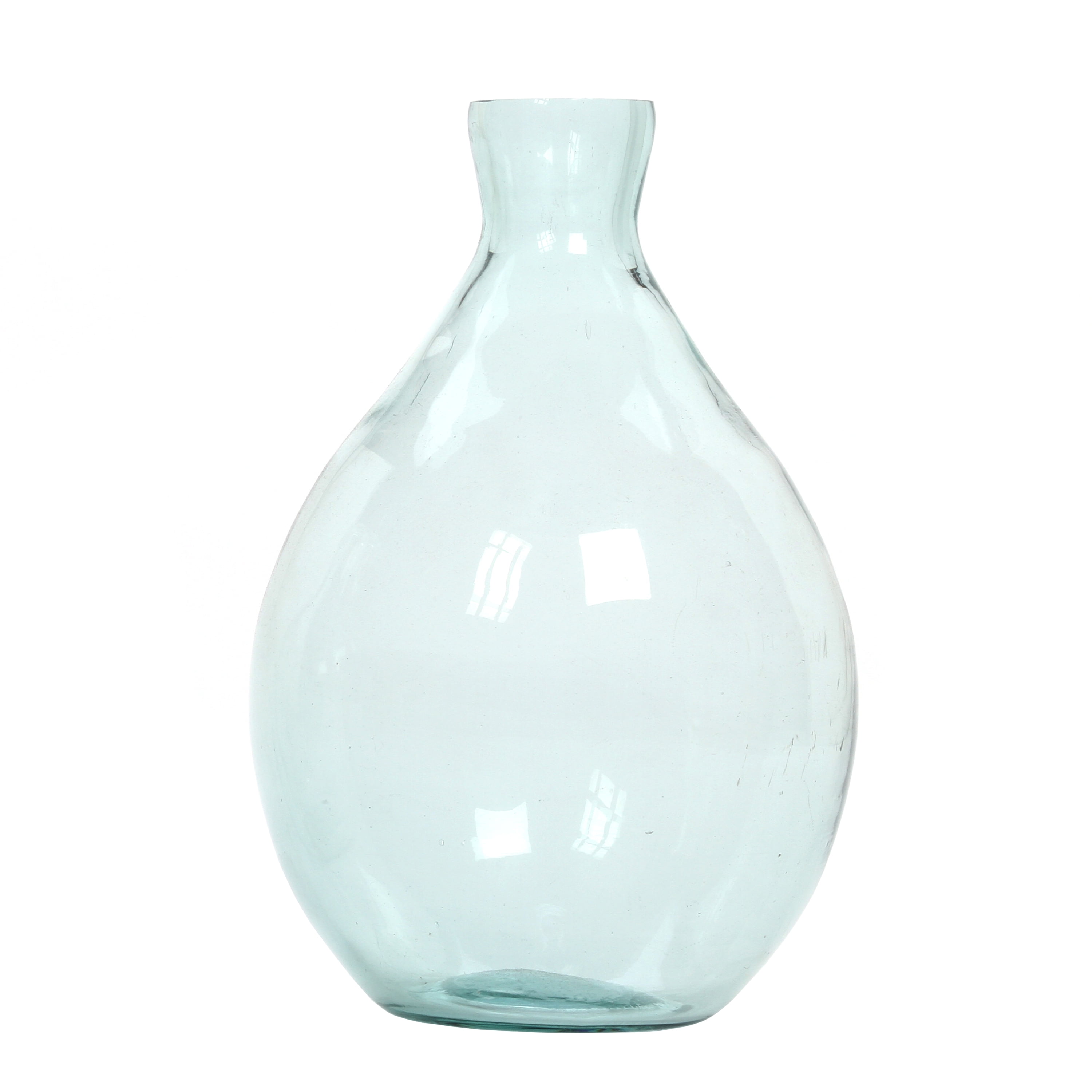 Elegant Expressions by Hosley Blue Glass Stem Vase