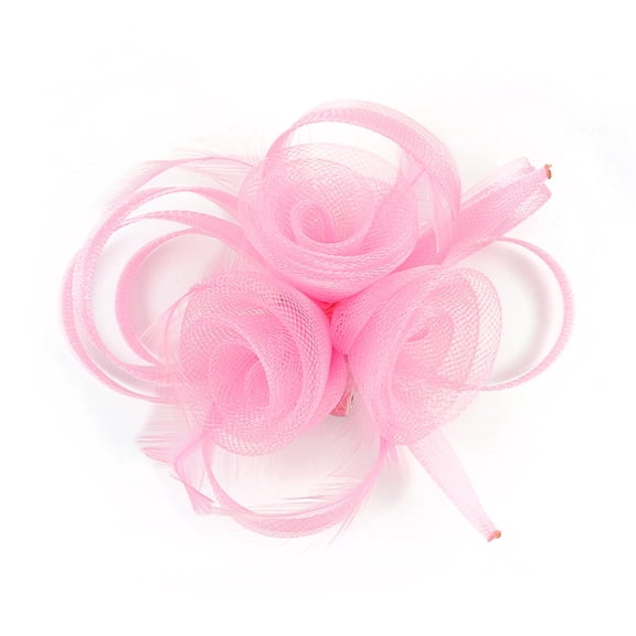 Elegant Fascinator Mesh Floral Hairpin Vintage Design 12 Colors Formal Event