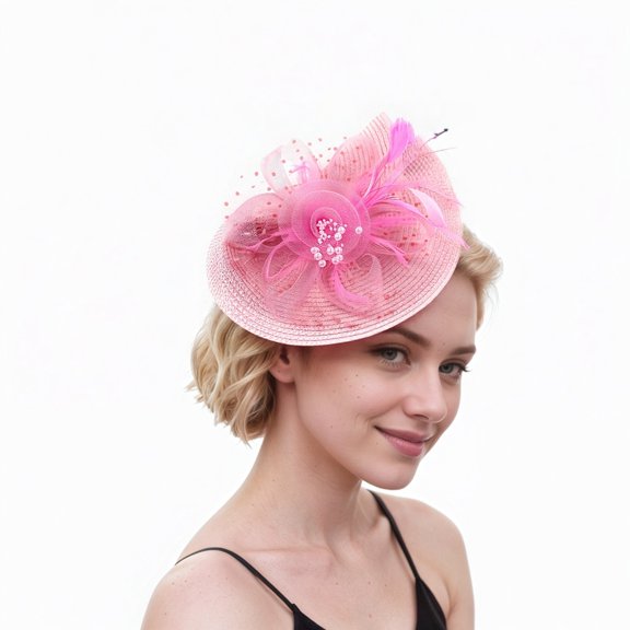 Elegant Feather Mesh Headband For Parties Dazzling Dress Accessories Versatile Occasion Hairpiece Fashionable Headwear For Women Party Decorations Sweat Band for Head Headbands for Men Fashion Women