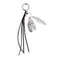 thumbnail image 1 of Elegant Feather Tassels Keychain Lightweight Alloy Accessory For Bags Gift, 1 of 8