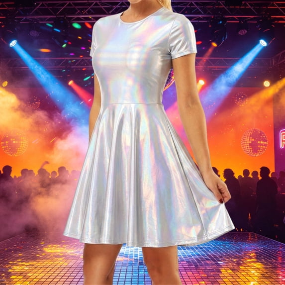 Elegant Female Space Dress For Events And Performances