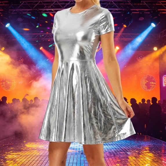Elegant Female Space Dress For Events And Performances