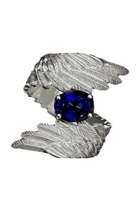 Elegant Finger Rings Party Accessories Geometric Angel Wing Weddings Rings Alloy Texture for Fashion Casual Looks