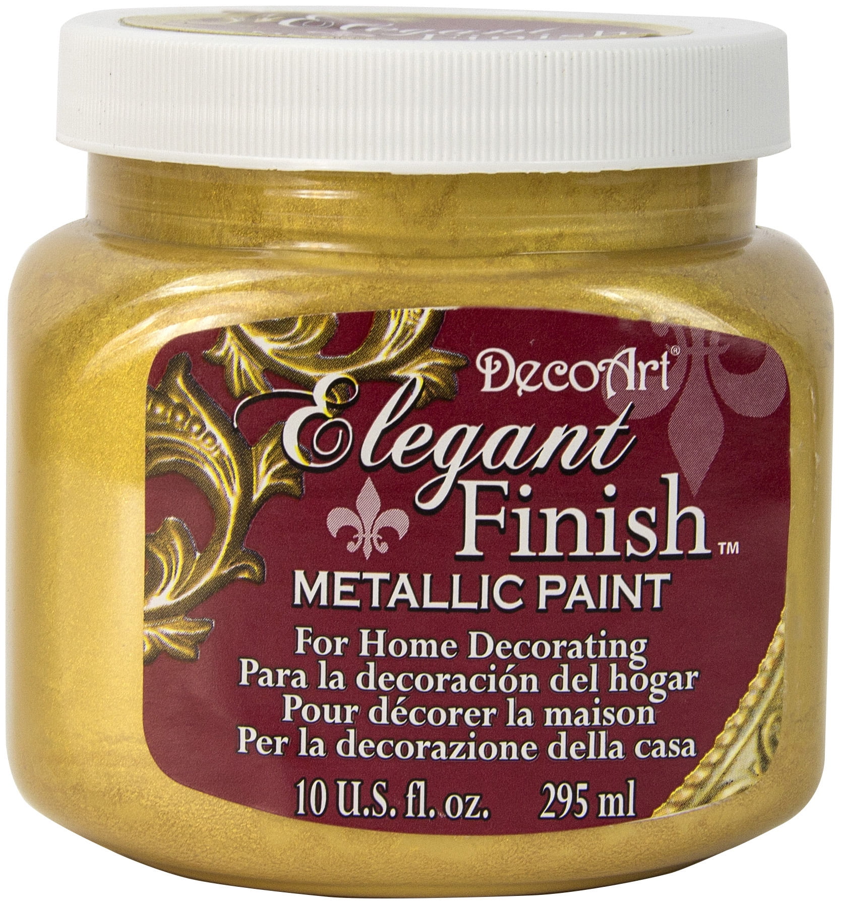 Elegant Finish Metallic Paint 10ozSplendid Gold