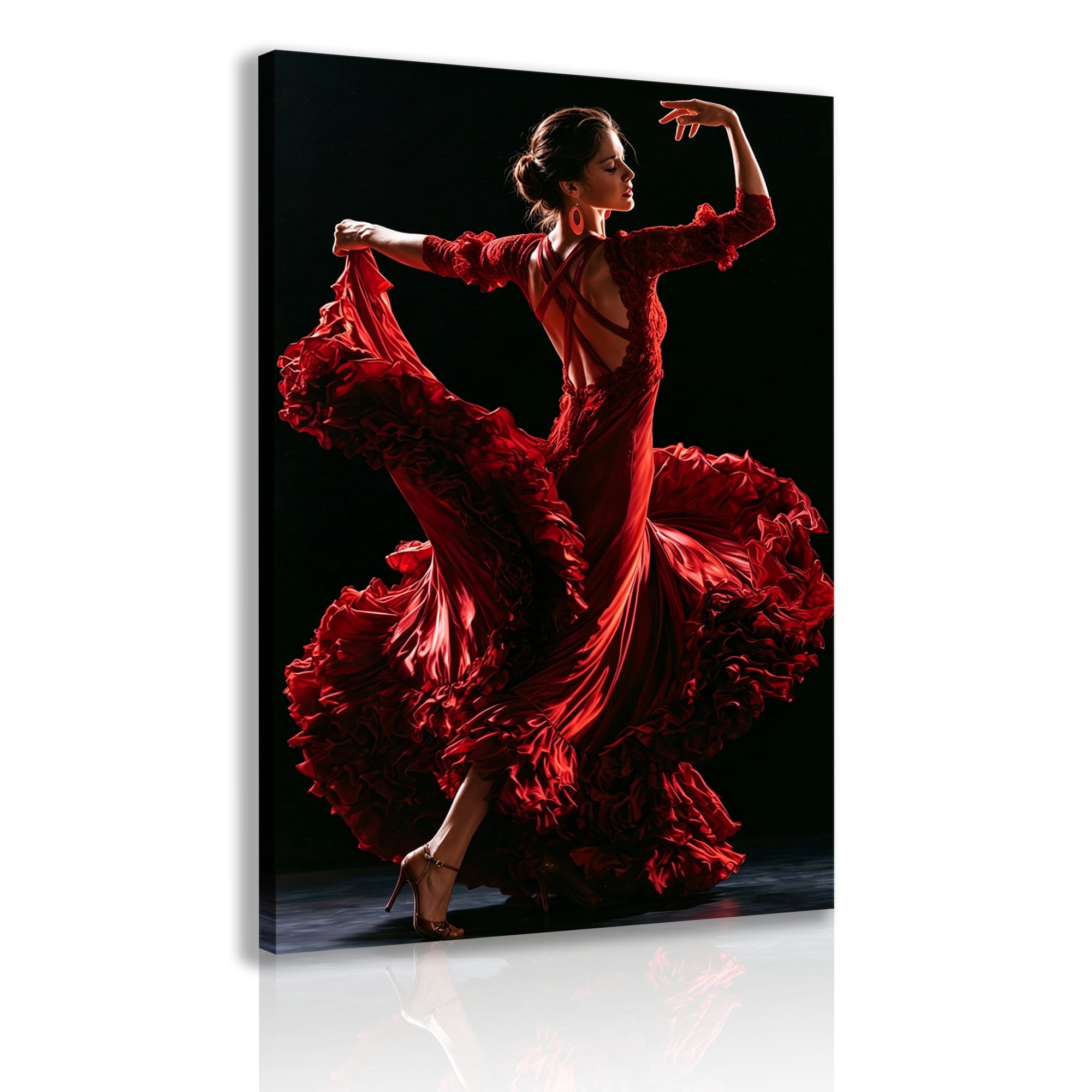 spanish red dress dance Free Passionate Flamenco Dance Image - Flamenco, Dance, Spanish