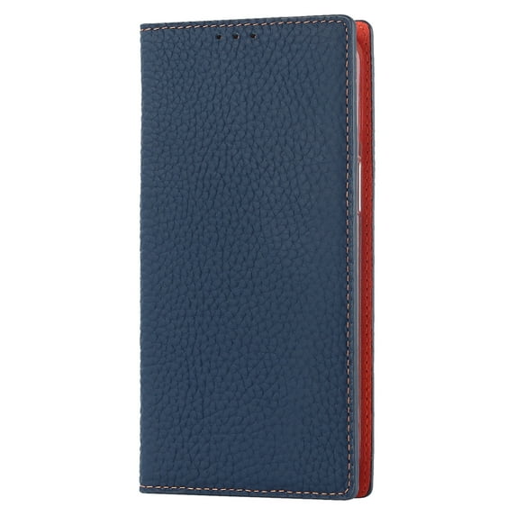 Elegant Flip Wallet Case for iPhone 15 Pro - Genuine Leather Card Holder & Ultimate Protection