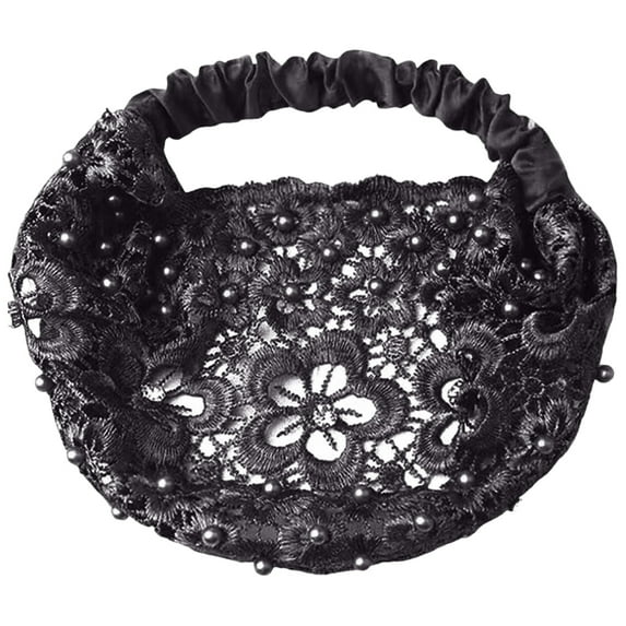 Elegant Floral Beaded Wide Headbands Set For Women Fashion Hair Accessories Stylish Comfortable Headbands For Daily Wear