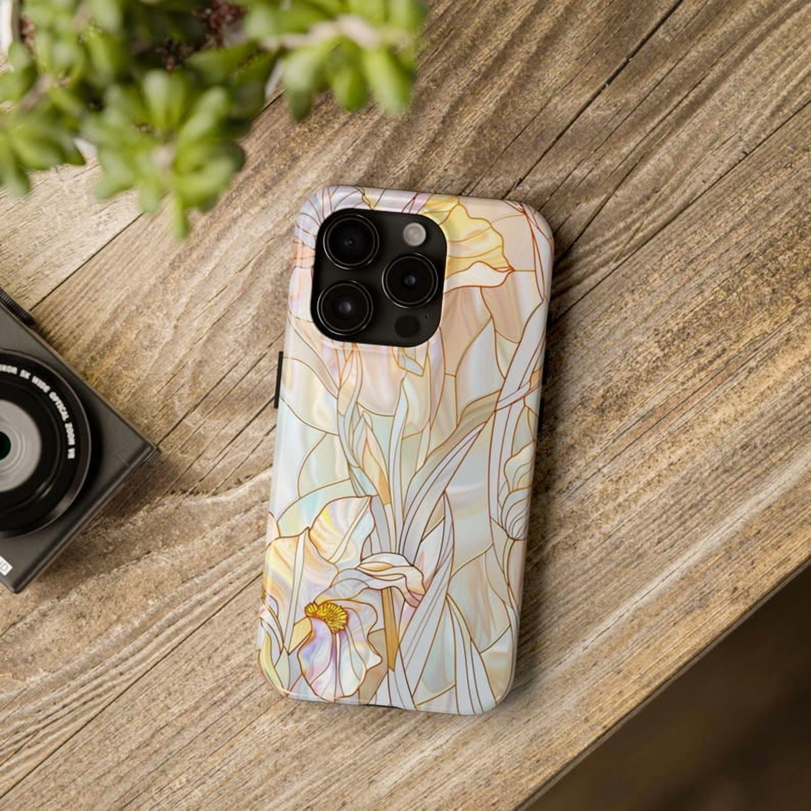Elegant Floral Case Compatible with iPhone 11 12 13 14 15 16 Pro Max
