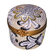 Elegant Floral Limoges Box Limoges Box Porcelain Figurine