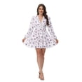 thumbnail image 1 of Elegant Floral Mini Dress, 1 of 1