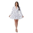 thumbnail image 1 of Elegant Floral Mini Dress, 1 of 1