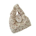 thumbnail image 1 of Elegant Floral Pattern Knot Bag Soft Handle Fashion Handbag For Everyday Use, 1 of 21