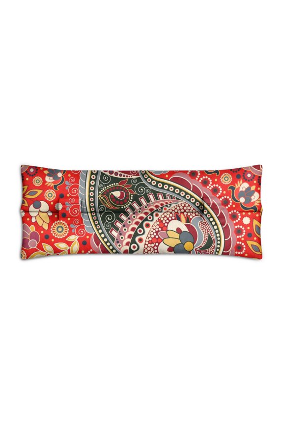 Elegant Floral Seatbelt Pillow for Post-Surgery - Mastectomy Breast Cancer Heart Surgery Recovery - Vintage Paisley Car Cushion with Hook-and-Loop Straps