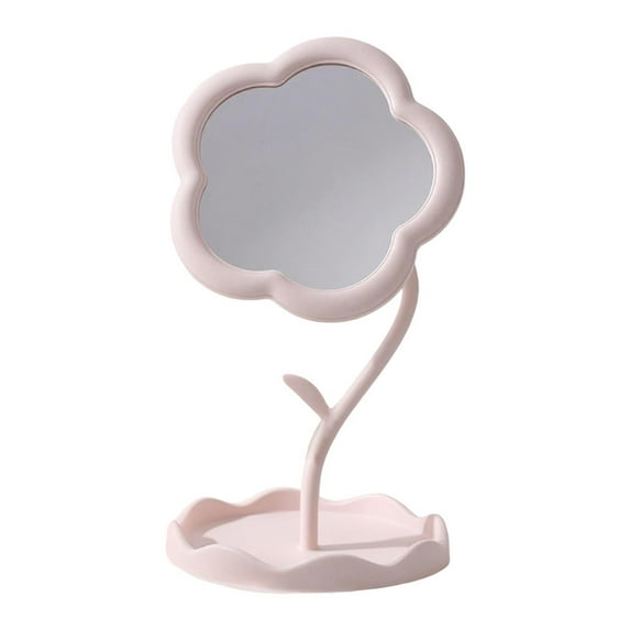 Elegant Floral Vanity for Modern Dressing Table and Bedroom with Soft Lighting