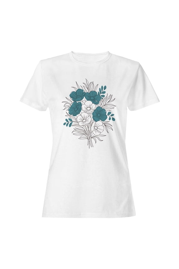 Elegant Floral Wall Women's T-shirt
