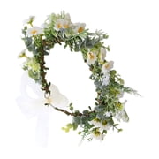 Elegant Flower Crowns for Easy Styling Great for Parties, Holidays, and Weddings Celebrations