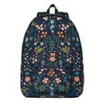 thumbnail image 1 of Elegant Flowers Print Backpack with Laptop Sleeve, Perfect for School and Office Essentials, Ergonomic Shoulder Straps, Wonderful Gift for Colleagues, 1 of 5