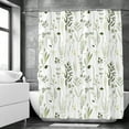 Elegant Flowers Shower Curtain 3d Floral Shower Curtains Print