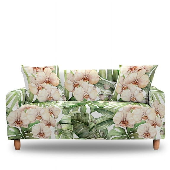 Elegant Flowers Sofa Cover For Living Room 1/2/3/4 Seater Elastic Soft Non-slip Slipcover Washable Couch Covers Drop Shipping
