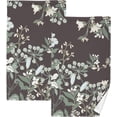 thumbnail image 1 of Elegant Flowers Towels 2 Piece Cotton Hand Towels, Ultra Soft and Highly Absorbent,Decorative Fingertip Face Towel for Bathroom Hotel, Gym and Spa 28 X 16 Inches, 1 of 7