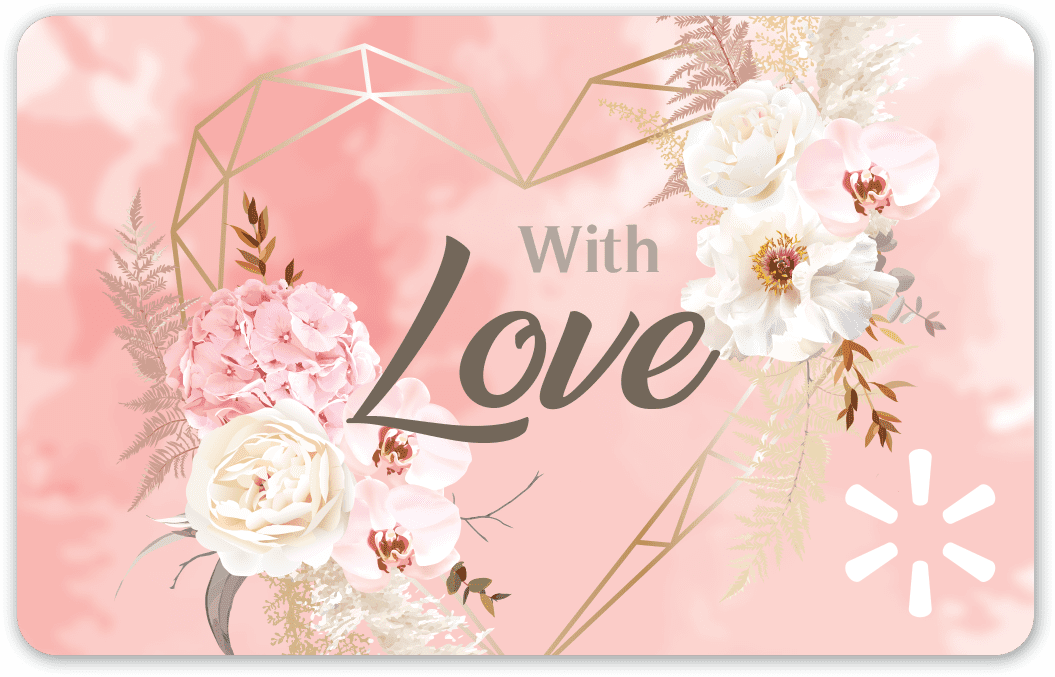 Elegant Flowers With Love Walmart Gift Card