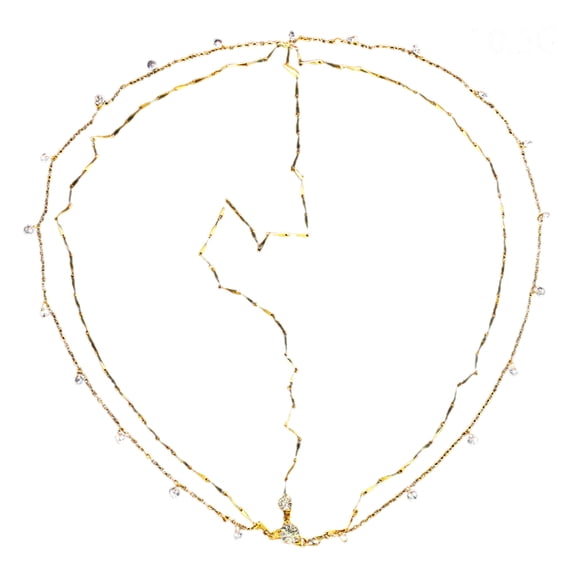 Elegant Forehead Chain Bridal Wedding Headchain Jewelry Stylish Hair Accessories Indian Jewelry Rhinestone Headband