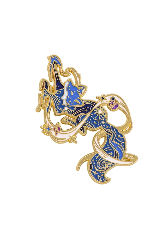 Elegant Foxes Brooch With Sparkling Starry Design Everyday Formal Foxes Accessory For Formal Event And Daily Wear