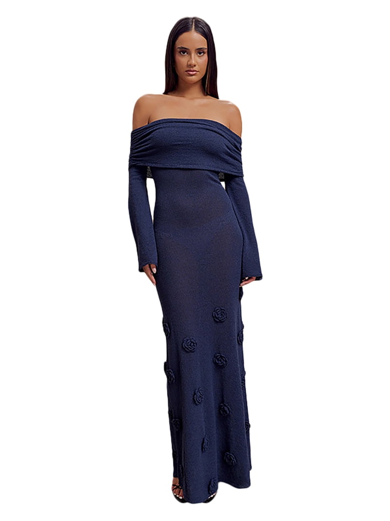 upscale evening dresses Black One Shoulder Prom Dress – Cameron Gown main image 1