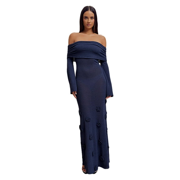 Elegant French-Inspired Evening Dress, Sexy & Graceful for Wedding & Party