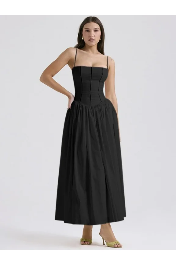Elegant French-Inspired Evening Dress, Sexy & Graceful for Wedding & Party