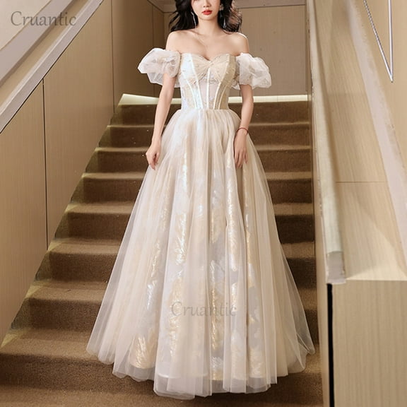 Elegant French-Inspired Evening Dress, Sexy & Graceful for Wedding & Party