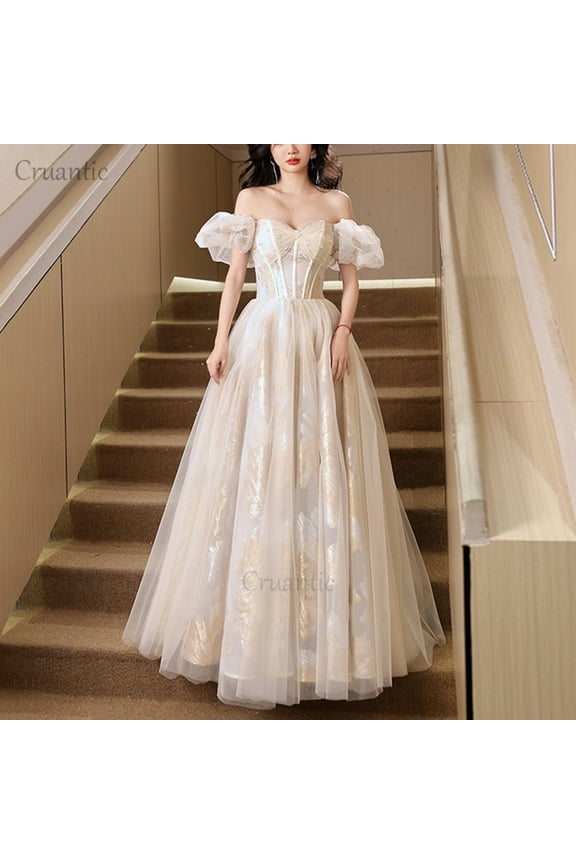 Elegant French-Inspired Evening Dress, Sexy & Graceful for Wedding & Party