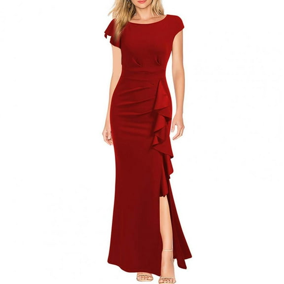 Elegant French-Inspired Evening Dress, Sexy & Graceful for Wedding & Party