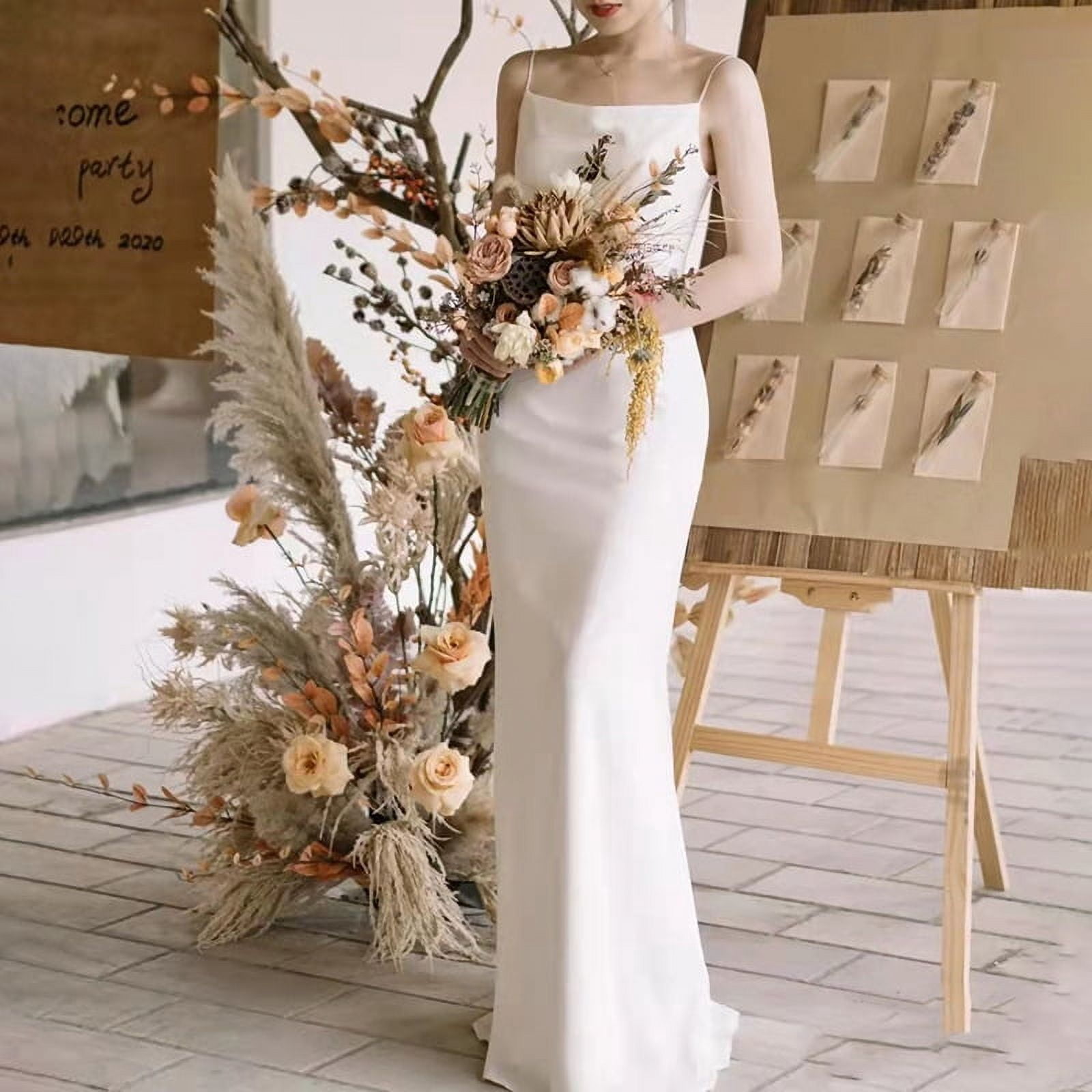 Eke Elegant French-Inspired Evening Dress, Sexy & Graceful for Wedding & Party, Women's, White